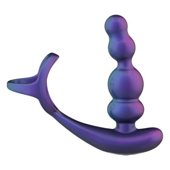 Hueman Stellar Force - Anal Vibrator And Cock Ring (Purple)