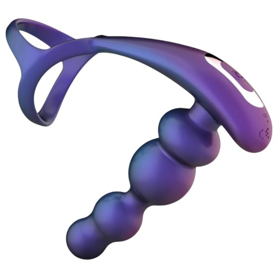 Hueman Stellar Force - Anal Vibrator And Cock Ring (Purple)