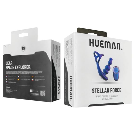 Hueman Stellar Force - Anal Vibrator And Cock Ring (Purple)