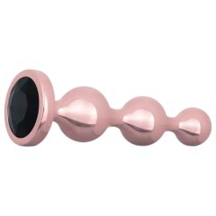 Rosy Gold - anal dildo set (rose gold)