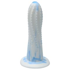   Ylva & Dite Prickly Pear - Suction Cup Dotted Dildo (White-Blue)