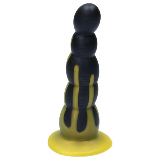 Ylva & Dite Circe - Suction Cup Anal Dildo (Black-Yellow)