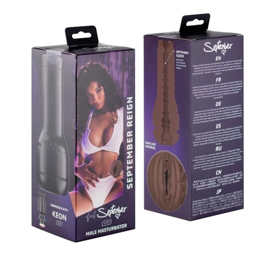 Kiiroo September Reign - fake pussy masturbator (Brown)