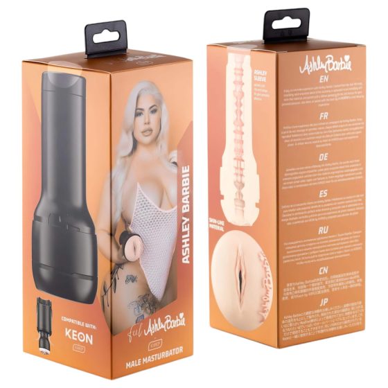 Kiiroo Ashley Barbie - Fleshlight Masturbator (Natural)