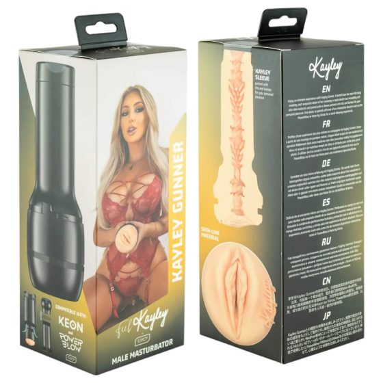 Kiiroo Kayley Gunner - Artificial Vagina - PowerBlow Compatible (Natural)