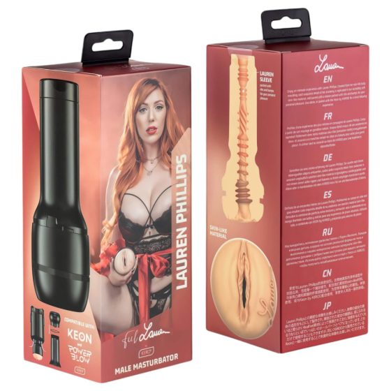 Kiiroo Lauren Phillips - Fleshlight - PowerBlow Compatible (Natural)