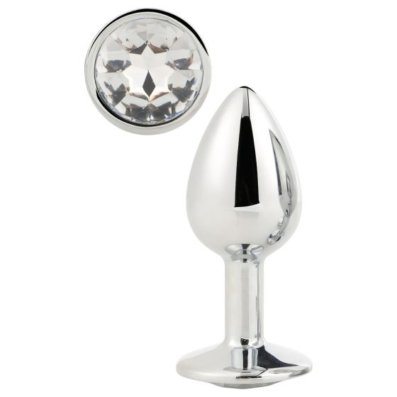 Gleaming Love - anal plug (silver)