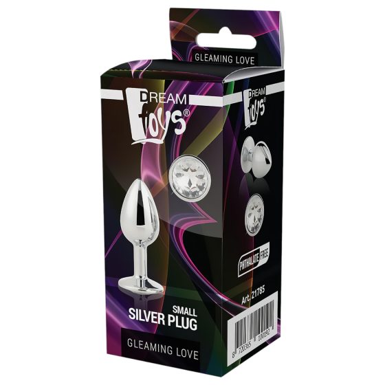 Gleaming Love - anal plug (silver)