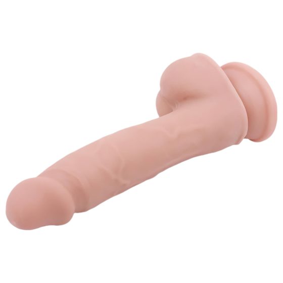 Mr. Dixx 7.6 - Suction Cup Dildo with Balls - Natural (7.7 inches)