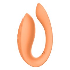   Glam - Rechargeable, Wireless Couple's Vibrator (Orange)