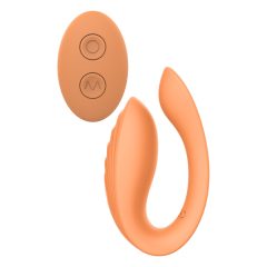   Glam - Rechargeable, Wireless Couple's Vibrator (Orange)