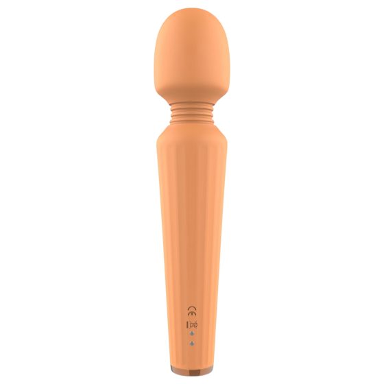 Glam - Rechargeable Massaging Vibrator (Orange)