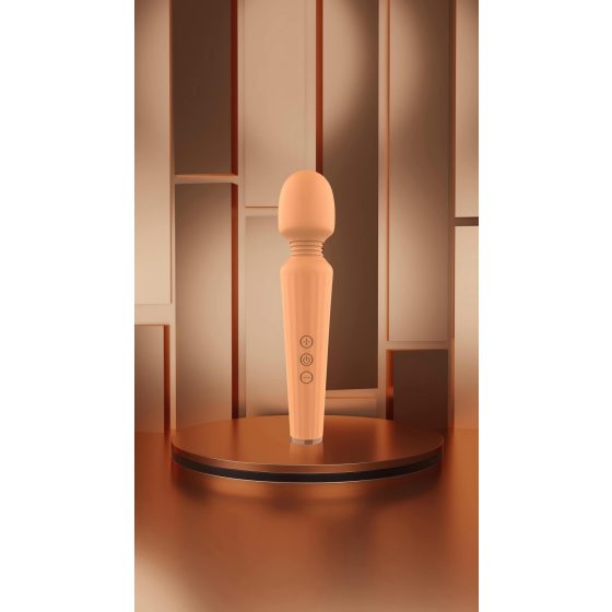 Glam - Rechargeable Massaging Vibrator (Orange)