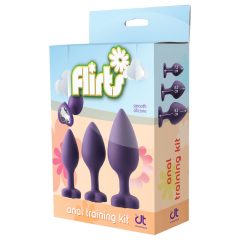 Flirts Anal Training Kit - Anal Plug Set (3 pcs) - Purple