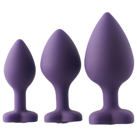 Flirts Anal Training Kit - Purple (3pcs)