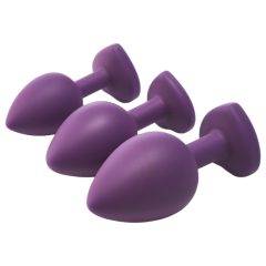 Flirts Anal Training Kit - Anal Plug Set (3 pcs) - Purple