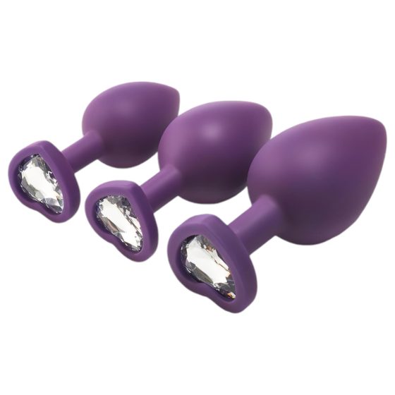 Flirts Anal Training Kit - Purple (3pcs)