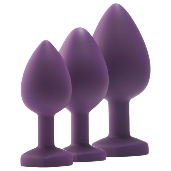 Flirts Anal Training Kit - Purple (3pcs)