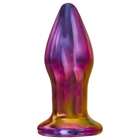 Glamour Glass - Cone-shaped, Radio-Frequency, Glass Anal Vibrator (Colored)