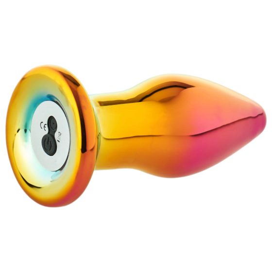 Glamour Glass - Cone-shaped, Radio-Frequency, Glass Anal Vibrator (Colored)