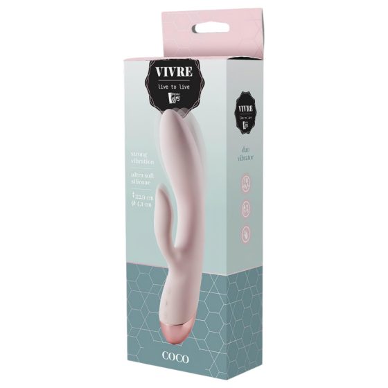 Vivre Coco - Rechargeable Clitoral Vibrator (Pink)