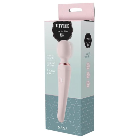 Vivre Nana - Rechargeable Massage Vibrator (Pink)