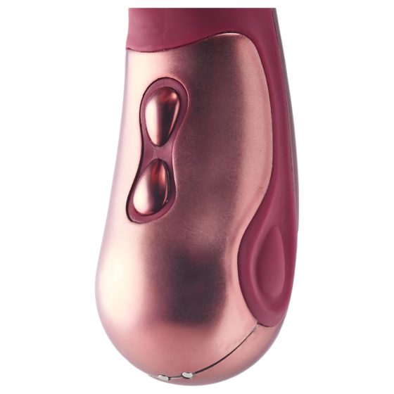 Dinky Jaimy D. Single - Rechargeable, Ribbed G-Spot Vibrator (Burgundy)