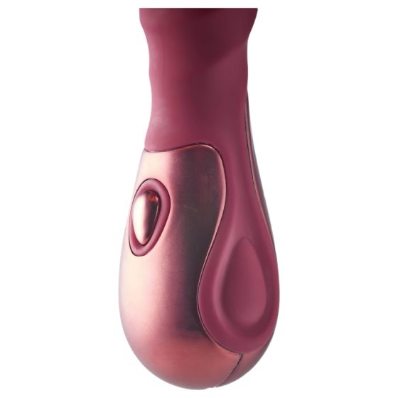 Dinky Jody F. Mini - Rechargeable Ribbed Mini Vibrator (Burgundy)