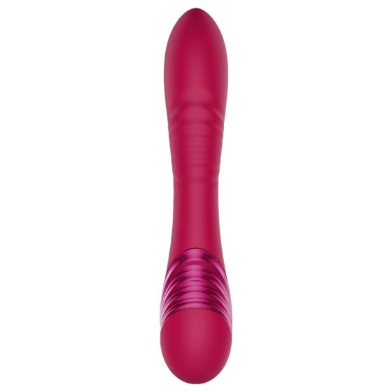 Cecilia Sparkling - Rechargeable Moving Bead G-Spot Vibrator (Red)