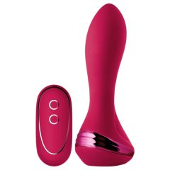   Isabella Sparkling - Rechargeable, Radio-Controlled Inflatable Anal Vibrator (Red)