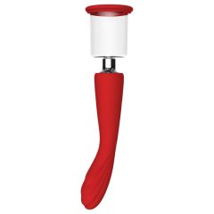   Red Revolution Georgia - G-Spot Vibrator and Clitoral Suction (Red)