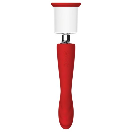 Red Revolution Georgia - G-Spot Vibrator & Clitoral Pump Set (Red)