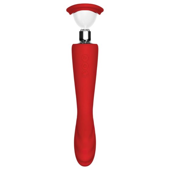 Red Revolution Georgia - G-Spot Vibrator & Clitoral Pump Set (Red)