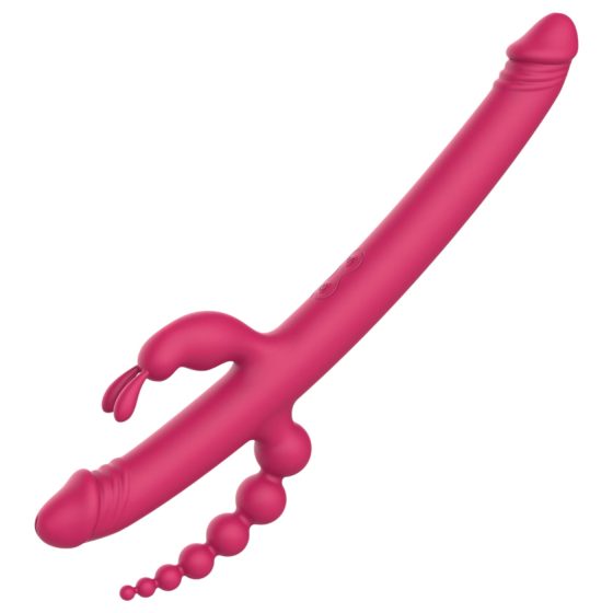 Dreamtoys Anywhere Pleasure Vibe - rechargeable, 4-armed vibrator (pink)