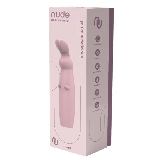 Nude Hazel - Rechargeable Rabbit Clitoral Vibrator (Purple)