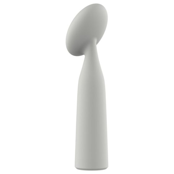 Nude Luna - rechargeable mini wand vibrator (grey)