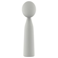 Nude Luna - rechargeable mini wand vibrator (grey)