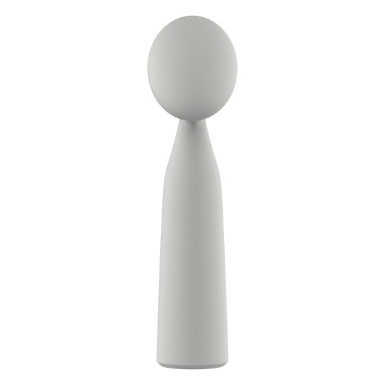 Nude Luna - Rechargeable Mini Wand Vibrator (Grey)