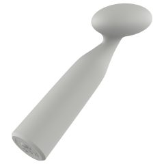 Nude Luna - Rechargeable Mini Wand Vibrator (Gray)