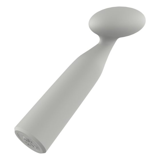 Nude Luna - Rechargeable Mini Wand Vibrator (Grey)