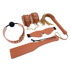 Blaze Elite - BDSM Set - 5 Pieces (Cognac)