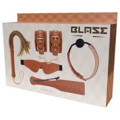 Blaze Elite - BDSM Set - 5-Piece (Cognac)