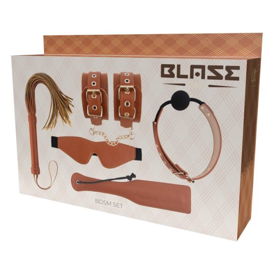 Blaze Elite - BDSM Set - 5 Pieces (Cognac)