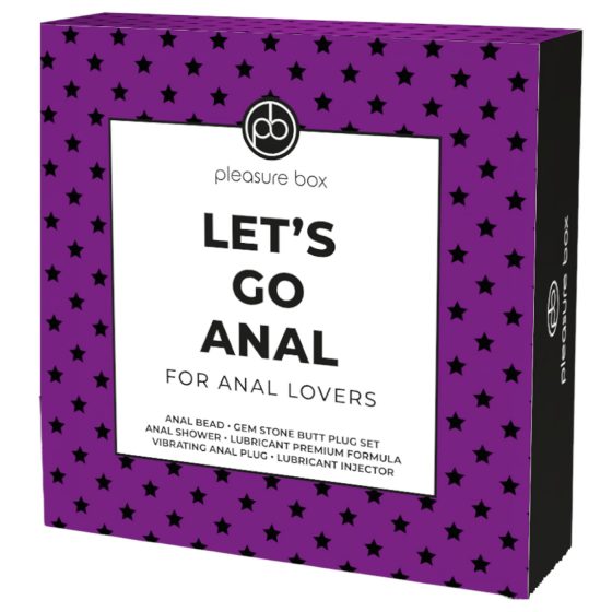 Pleasure Box Let's Go Anal - Complete Anal Set - 7 Pieces