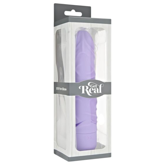 Classic Get Real - Realistic Silicone Vibrator (Purple)