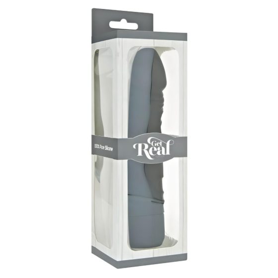 Classic Get Real - Realistic Silicone Vibrator (Black)