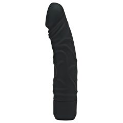 Classic Get Real - Lifelike Silicone Vibrator (Black)