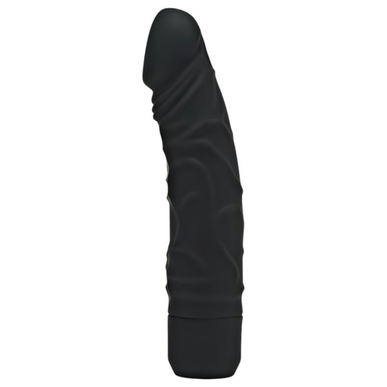 Classic Get Real - Realistic Silicone Vibrator (Black)