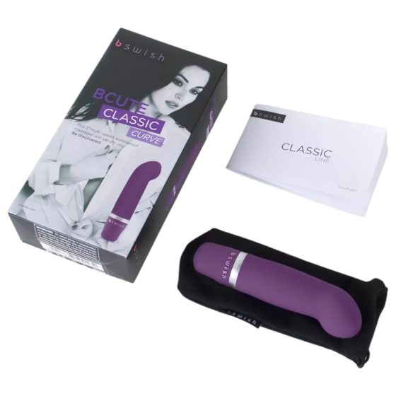 B SWISH Curve - Waterproof Mini G-Spot Vibrator (Purple)