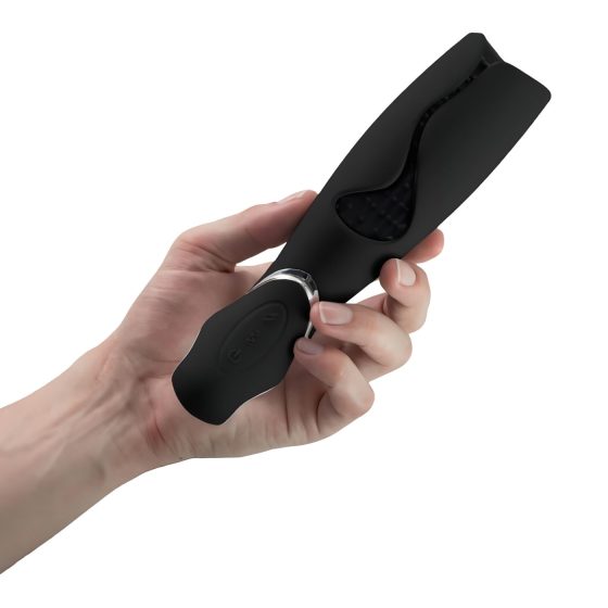 LoversPremium Vulcan - Rechargeable, Waterproof Masturbator (Black)